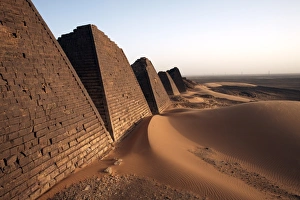 The pyramids of Meroe