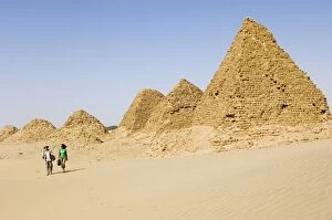 Images Dated 14th September 2005: Pyramids of Nuri, Kingdom of Meroe, Sudan, Africa