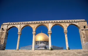 Old City Prints: A Qanatir in front of the Dome of the Rock, UNESCO World Heritage Site, Old City