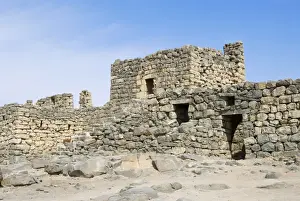 Qasr al Azraq Fort, T. E. Lawrences Headquarters in 1917, Jordan, Middle East