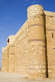 Qasr al Kharaneh desert fort, Amra, Jordan, Middle East
