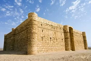 Images Dated 13th October 2007: Qasr al Kharaneh desert fort, Amra, Jordan, Middle East