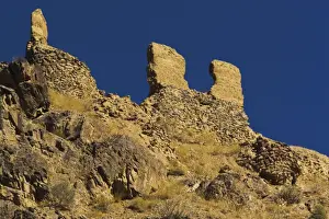 Afgani Prints: Qasr Zarafshan, to the north and overlooking the 12th century Minaret of Jam