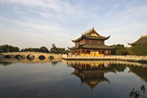 Zhouzhuang Prints: Quanfu Temple, Zhouzhuang, Jiangsu, China