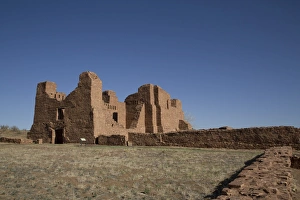 Mission Prints: Quarai Mission, building began around 1628