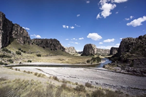 Andes Prints: Quatro Canyones and the Apurimac River, in the Andes, Peru, South America