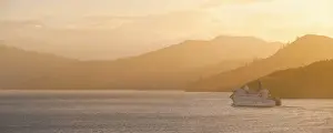 Picton Prints: Queen Charlotte Sound at sunset