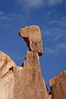 Queen Nefertiti rock formation, Arches National Park, Utah, United States of America
