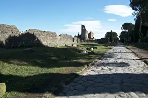 Roman Road Prints: The queen of roads of the old Roman Road system was the Appian Way linking Rome to