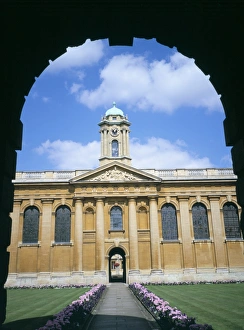 Queen Prints: Queens College, Oxford, Oxfordshire, England, United Kingdom, Europe