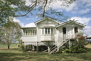 Single Storey Prints: Queenslander, a rural house, near Mackay, Queensland, Australia, Pacific