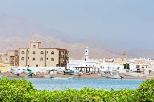 Nets Prints: Qurayyat, small fishing town near Sur, Sultanate of Oman, Arabian Peninsula