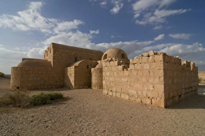 Images Dated 1st November 2009: Quseir Amra castle, UNESCO World Heritage Site, Jordan, Middle East