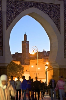 Lamp Post Prints: R Cif Square (Place Er-Rsif), Fez, Morocco, North Africa, Africa