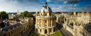 Neo Classical Prints: Radcliffe Camera, from St. Marys Church, Oxford, Oxfordshire, England, United Kingdom