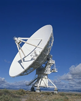A radio telescope in New Mexico