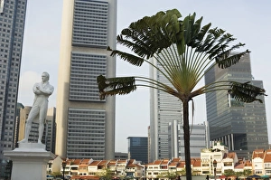 Business District Prints: Raffles Landing Site