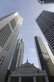 Raffles Place Prints: Raffles Place in the Financial District