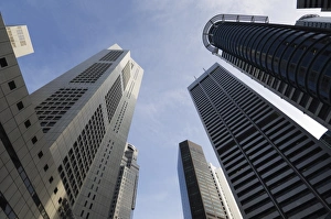 Raffles Place in the Financial District