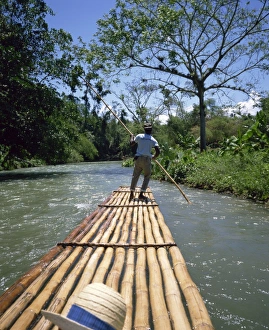 Rafting on the Martha Brae River