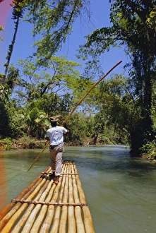Rafting on the Martha Brae River