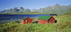 Shack Prints: Raftsund Channel and Trolltinden Mountains