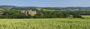 Raglan Castle, Monmouthshire, Wales, United Kingdom, Europe