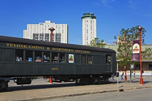 Images Dated 24th June 2007: Rail Carriage in The Forks National Historic District, Winnipeg, Manitoba
