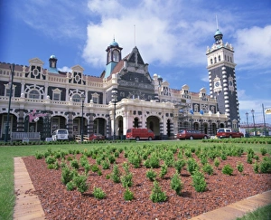 The Railway Station at Dunedin