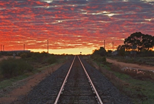 Infinity Prints: Railway tracks, Menindee, New South Wales, Australia, Pacific