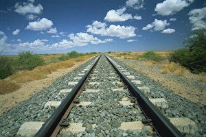 Railway tracks near Mariental