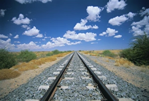 Rail Road Prints: Railway tracks near Mariental