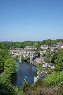 Weekend Prints: The Railway Viaduct over the river Nidd in Knaresborogh, Yorkshire, United Kingdom