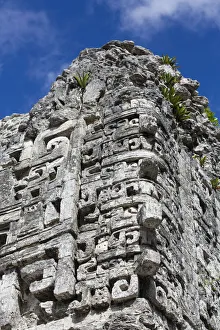 Campeche State Prints: Rain God Chac Masks, Structure XX