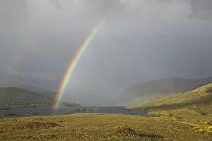 Rainbow over Glenveagh National Park, County Donegal, Ulster, Republic of Ireland, Europe