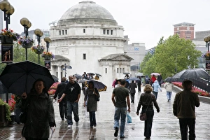 Birmingham Prints: Rainy day, Birmingham, England, United Kingdom, Europe