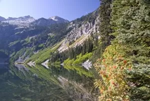 Rainy Lake and Frisco Mountain, Okanogan National Forest, North Cascades mountain range