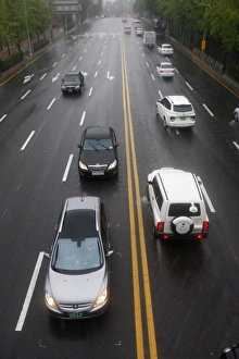 Images Dated 24th July 2008: Rainy season in Seoul, South Korea, Asia