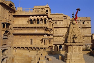 Jaisalmer Prints: Raj Mahal palace