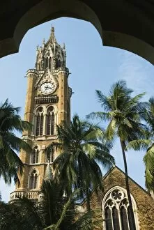 Images Dated 5th November 2006: Rajabhai Clock Tower, Mumbai (Bombay), Maharashtra, India, Asia