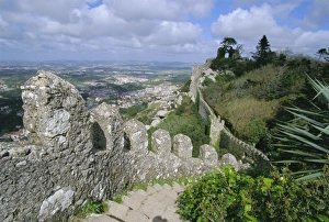 Sintra Prints: The ramparts of the Moorish Castelo dos Mouros