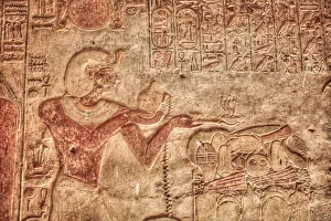 Ramses II, Bas Relief, Beit al-Wali Temple, Kalabsha, UNESCO World Heritage Site