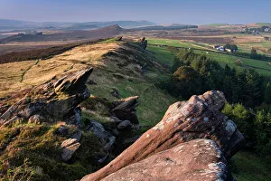 Ramshaw Rocks in summer, near Leek, Peak District National Park, Staffordshire Moorlands, Staffordshire, England, United Kingdom, Europe
