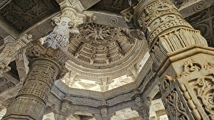Jain Prints: Ranakpur Jain temple (Chaturmukha Dharana Vihara), Ranakpur, Rajasthan, India