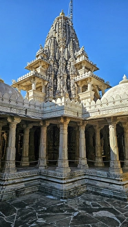 Jain Prints: Ranakpur Jain temple (Chaturmukha Dharana Vihara), Ranakpur, Rajasthan, India