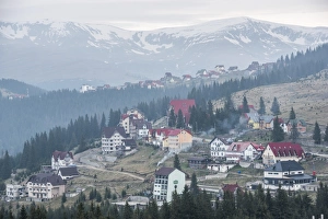 Ski Resort Prints: Ranca, a ski resort in the Parang Mountains, Carpathian Mountains, Oltenia Region