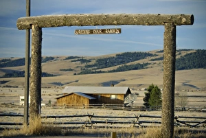 Gates Prints: Ranch gate to Rocking Chair Ranch