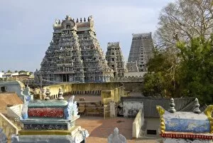 Images Dated 8th April 2007: Ranganathaswamy Temple, Srirangam, near Thiruchirapalli, Tamil Nadu, India, Asia