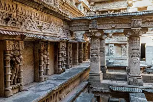 Rani Ki Vav, The Queen's Stepwell, UNESCO World Heritage Site, Patan, Gujarat, India, Asia