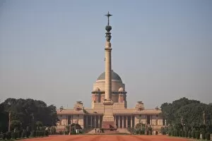 Images Dated 5th January 2007: Rashtrapati Bhavan, Presidential Palace, New Delhi, India, Asia
